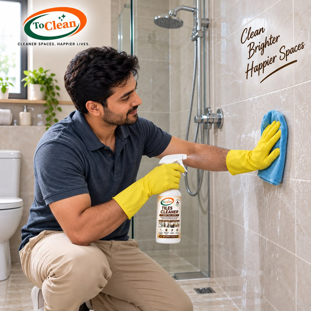 TO CLEAN Natural Tiles Cleaner Spray (500 ml) – Shine That Stays