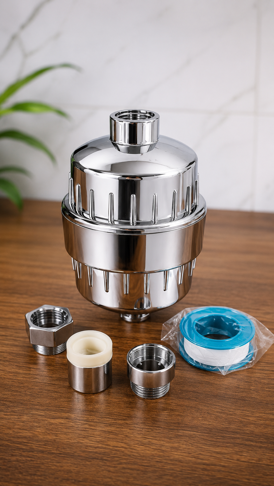 TO CLEAN 11-Layer Shower Filter for Hard Water – Advanced Skin & Hair Care (50,000L Capacity)