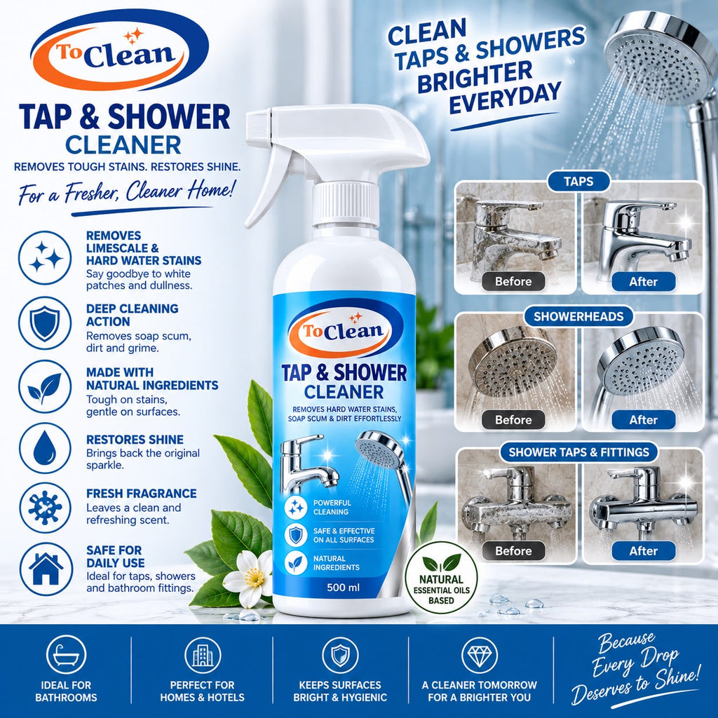 To Clean Tap & Shower Cleaner Spray – 200ml
