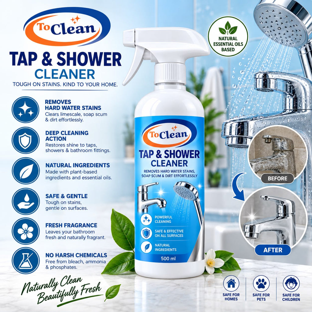To Clean Tap & Shower Cleaner Spray – 200ml